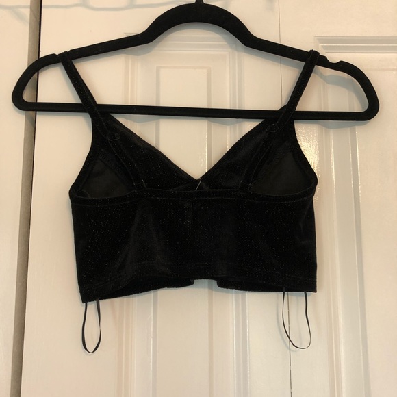 NWT Francesca’s Glitter Bralette - Picture 7 of 10